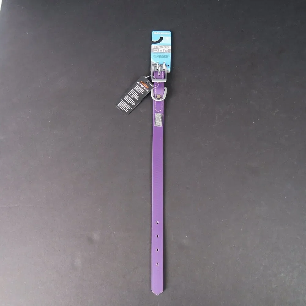 NWT 13” Purple Small Weaver Terrain Dog Brahma Webb Collar D.O.G